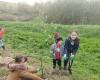 Erster Gartenunterricht im Val des Écoliers in Lassay-les-Châteaux