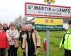 eine Amerikanerin auf einer Pilgerreise zu allen Saint-Martins in Frankreich