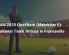 CAN 2025-Qualifikation (5. Spieltag): Nationalmannschaft trifft in Franceville ein