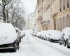 Endlich schneit es in Frankreich, den 25 betroffenen Departements