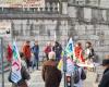 Wirsing. Demonstration von Lehrgewerkschaften und Mitarbeitern öffentlicher Hochschulen