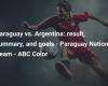 Paraguay gegen Argentinien: Ergebnis, Zusammenfassung und Tore – Nationalmannschaft Paraguay – ABC Color