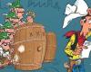 In „A Cowboy Under Pressure“ trifft Lucky Luke Trumps Großvater, einen bayerischen Einwanderer