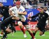 Thibaud Flament und die kleine Gruppe ungeschlagener Spieler gegen die All Blacks