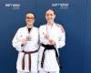 Saint-Sylvestre-sur-Lot. Manon und Alycia, Bronzemedaillengewinnerinnen bei den Norris French Open