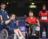 Paralympische Spiele 2024 in Paris. Aurélie Aubert, Boccia-Goldmedaillengewinnerin, in Foix im Jahr 2025