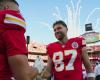 Travis Kelces Pregame-Outfit für das Matchup zwischen Chiefs und Bills ließ die Fans verblüfft zurück