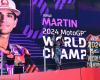 Martins großer (teurer) Ball auf dem Montmélo MotoGP-Podium