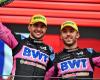 Esteban Ocon und Pierre Gasly gaben das Ziel von Alpine vor