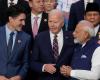 Premierminister Modi, Justin Trudeau und Joe Biden in einem Bild auf einem G20-Familienfoto im brasilianischen Rio festgehalten | Neueste Nachrichten Indien