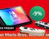 Black-Friday-Angebot: Die Nintendo Switch OLED mit dem mit 18/20 bewerteten Spiel Mario Wonder senkt ihren Preis, und sie ist selten!