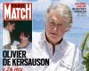 Olivier de Kersauson auf der Titelseite von Paris Match am 20. November 2024 (Nr. 3942)