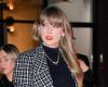 Taylor Swift trug einen lässigen Outfit-Trend mit Gucci-Heels