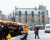 In Alençon kommt Schnee auf den Markt