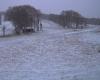 Der erste Schnee erhellt Aubrac trotz unvorhersehbaren Wetters