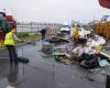 In Bassens werden die Eingänge zum Hafen von Bordeaux immer noch belagert