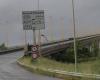 Sturm Caetano. Die Brücken Cheviré und Saint-Nazaire sind vollständig für den Verkehr gesperrt