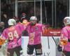 Eishockey. Der Hogly bringt Toulouse zu Fall und sieht das Leben in Rosa