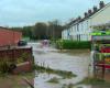 Schäden durch Sturm Bert in Großbritannien und Irland