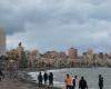 Das Wetter in Alexandria ist instabil… sehr kalt mit reger Windbewegung… Video und Fotos