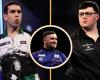 Das irische Duo trat in der ersten Runde der PDC World Darts Championships gegeneinander an