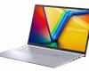 Aktion 674 € Asus VivoBook 17 N3704VA-DRAU135W, 17″ Großformat-Ultrabook-Laptop, dünnes und leichtes silbernes Aluminium unter leistungsstarkem Intel Core i5-13500H