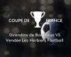 DIREKT. Verfolgen Sie ab 16:50 Uhr das Spiel Girondins de Bordeaux gegen Les Herbiers in der 8. Runde des Coupe de France.