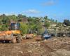 Der Abriss des Slums Mavadzani begann an diesem Montagmorgen in Mayotte