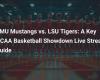 SMU Mustangs vs. LSU Tigers: Live-Stream-Leitfaden zu einem wichtigen NCAA-Basketball-Matchup