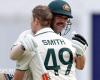 Australien gegen Indien: Steve Smith und Travis Head schlagen im Brisbane-Test Jahrhunderte