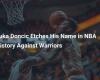 Luka Doncic prägt seinen Namen in der NBA-Geschichte gegen die Warriors