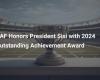 CAF ehrt Präsident Sisi mit dem Excellence Award 2024