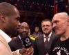 Daniel Dubois wird beschuldigt, Oleksandr Usyks Moment mit einem bizarren Einsatz nach dem Rückkampfsieg von Tyson Fury gestohlen zu haben