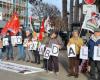 In Annecy mobilisierten rund zwanzig Demonstranten