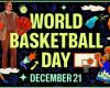 Der 21. Dezember ist Weltbasketballtag: 1891 fand das erste Basketballspiel statt, das von Prof. James Naismith