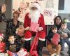 Pont-du-Casse. Der Weihnachtsmann hat seine Tour begonnen