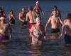 they started the year… in freezing water!