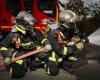 Hautes-Alpes. Rund zwanzig Feuerwehrleute waren für einen Brand im Einsatz