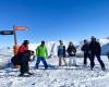 im Eintauchen mit dem Stade Montois-Ski für den ersten Ausflug der Saison