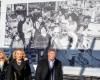 60 Jahre später erkennen sich Menschen aus Nizza auf einem Foto des berühmten Charles Bébert wieder, das an der Promenade des Anglais ausgestellt ist