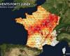 Sturm und starker Wind am Montag mit 100 km/h in Frankreich