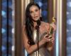 Demi Moore sagt, sie sei „schockiert“ über den Gewinn der Golden Globes für „The Substance“