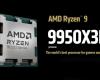 Mit dem Ryzen 9 9950X3D kündigt AMD den leistungsstärksten Consumer-Prozessor der Welt an