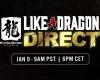 RGG kündigt Like a Dragon Direct für den 9. Januar an