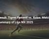 Women’s Tigers vs. Single. Zusammenfassung der Spiele der Liga MX 2025