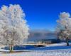 starker Frost, örtlich -10°C im Flachland