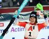 Camille Rast, winner of the slalom, registers her name in Flachau