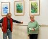 Der Aquarellist Laurence Douilly stellt seine Gemälde im Jacolot-Zentrum in Relecq-Kerhuon aus