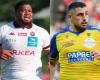 Taufa (Bordeaux) und Akhaladze (Clermont), drei bzw. vier Wochen gesperrt (Rugby)